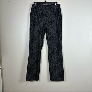 Harold’s size 6 jeans embroidered detail  rise 10 inseam 31 1/2 wide leg black.